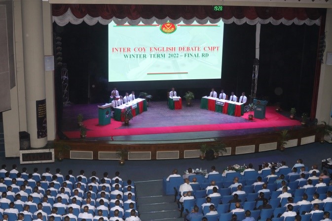 Inter Company English Debate Competition Winter Term - 2022